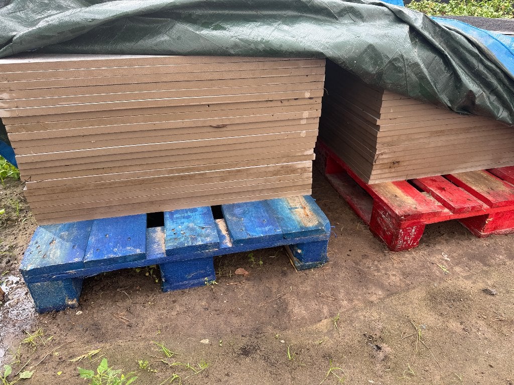 Keramische terrastegels, Tuin en Terras, Ophalen, Keramiek, Zo goed als nieuw, 10 m² of meer