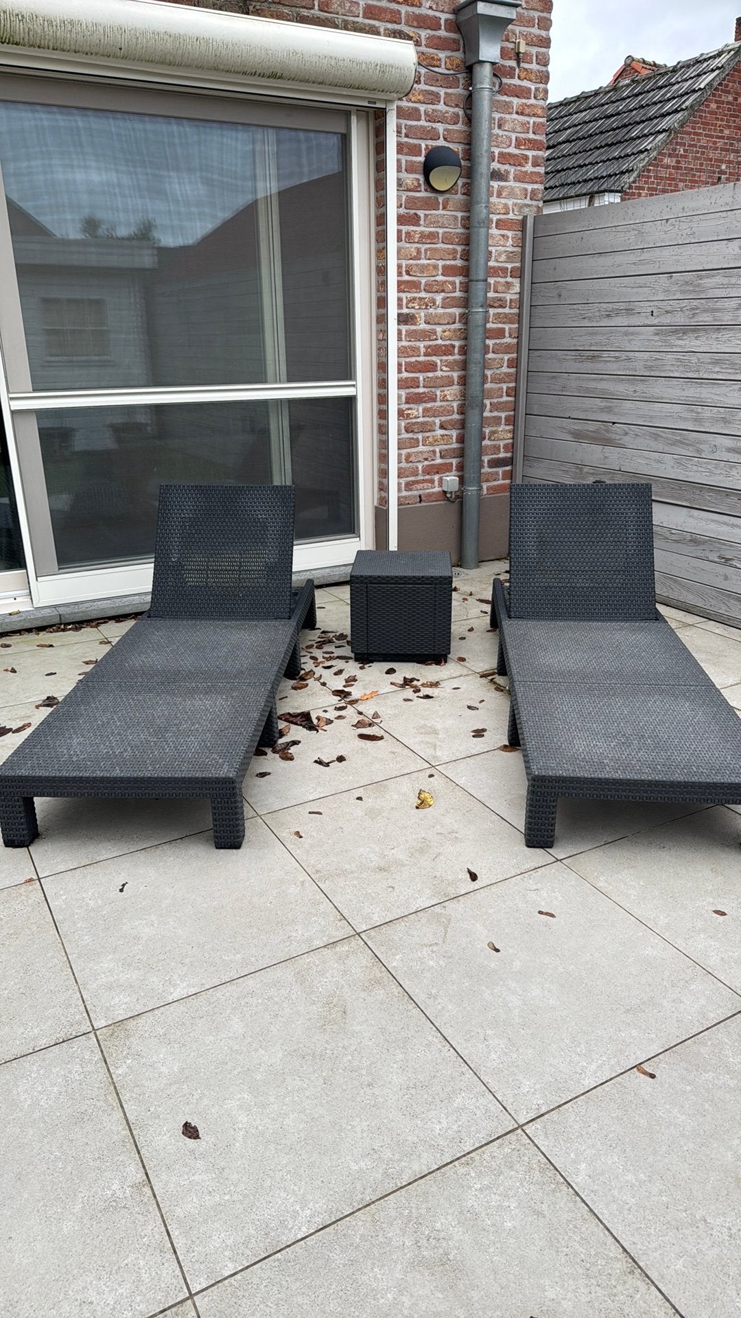Ligbedden tuin teras, Ophalen, Zo goed als nieuw