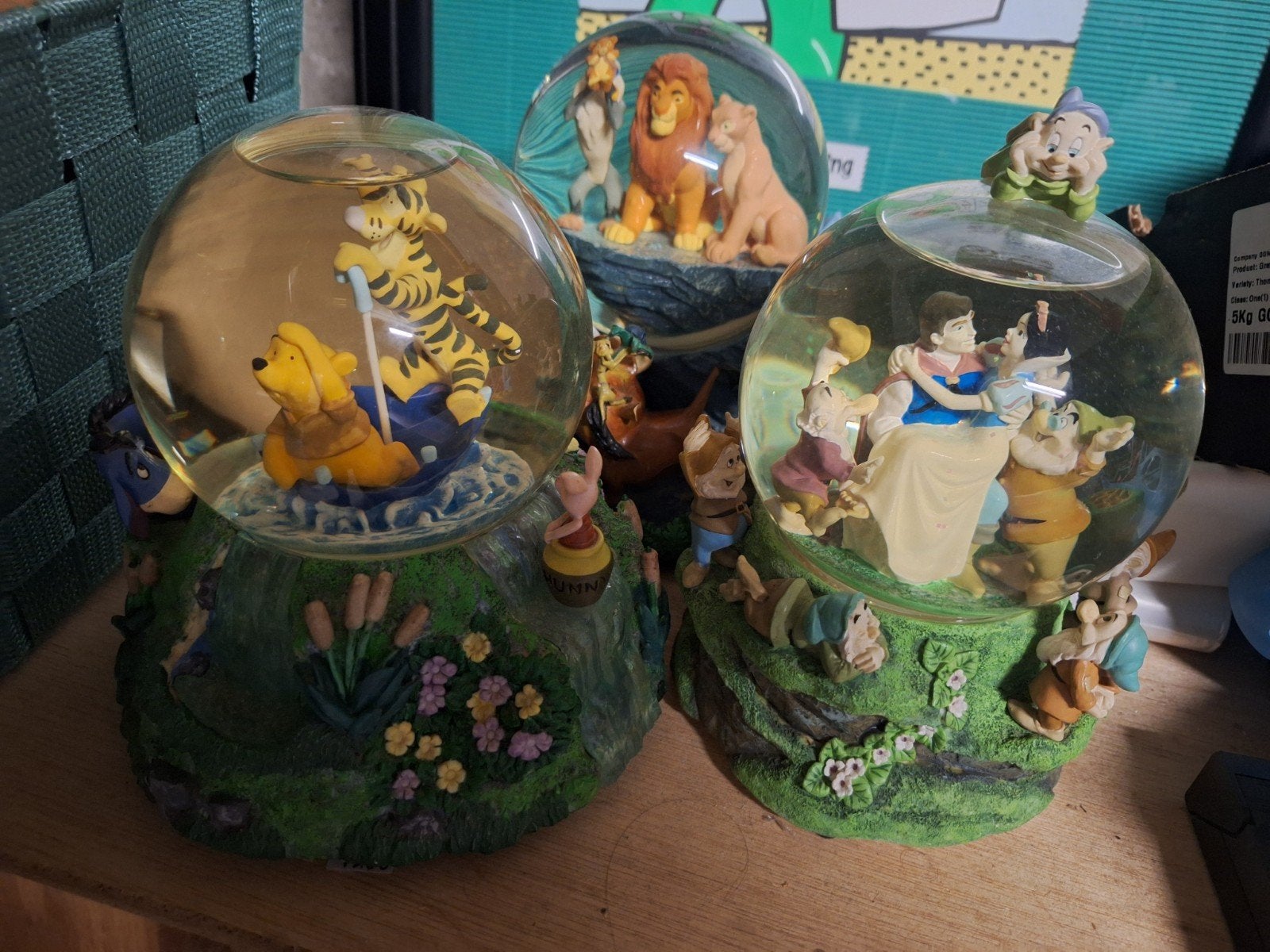 vintage Disneyland parijs sneeuwbollen met muziek, Ophalen of Verzenden