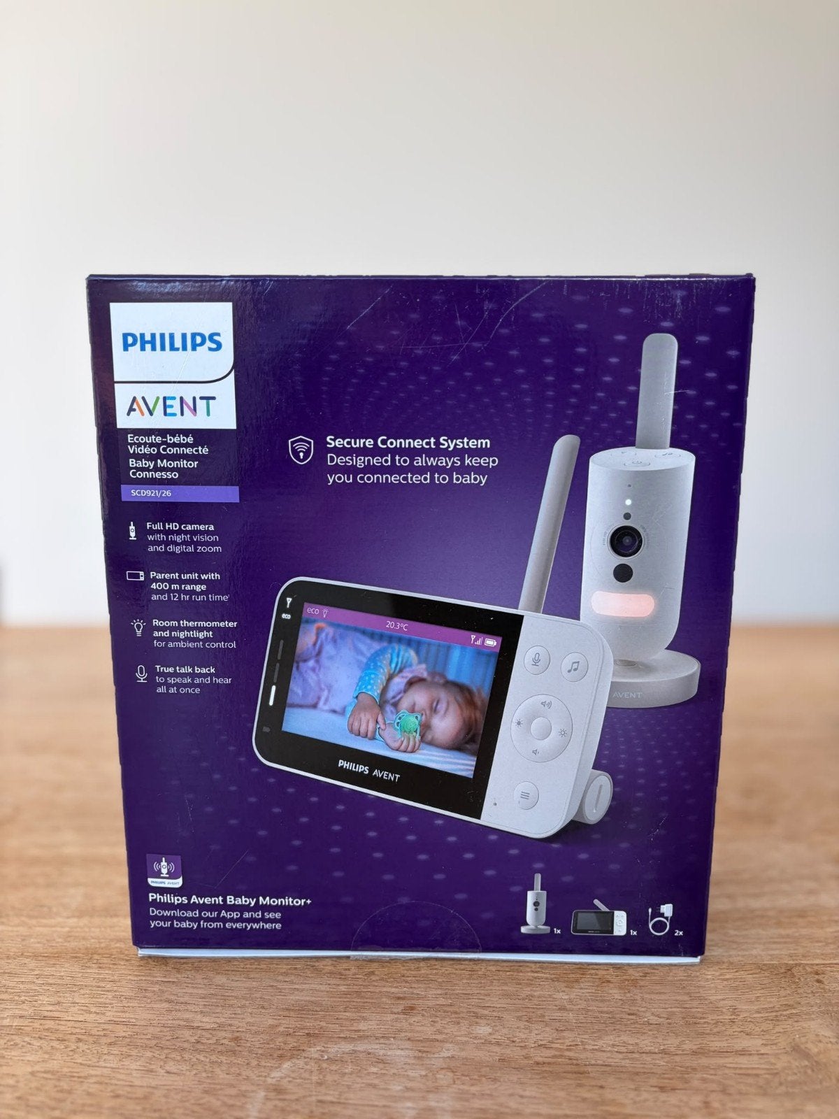 Philips Avent Connected babyfoon, Ophalen, Camera
