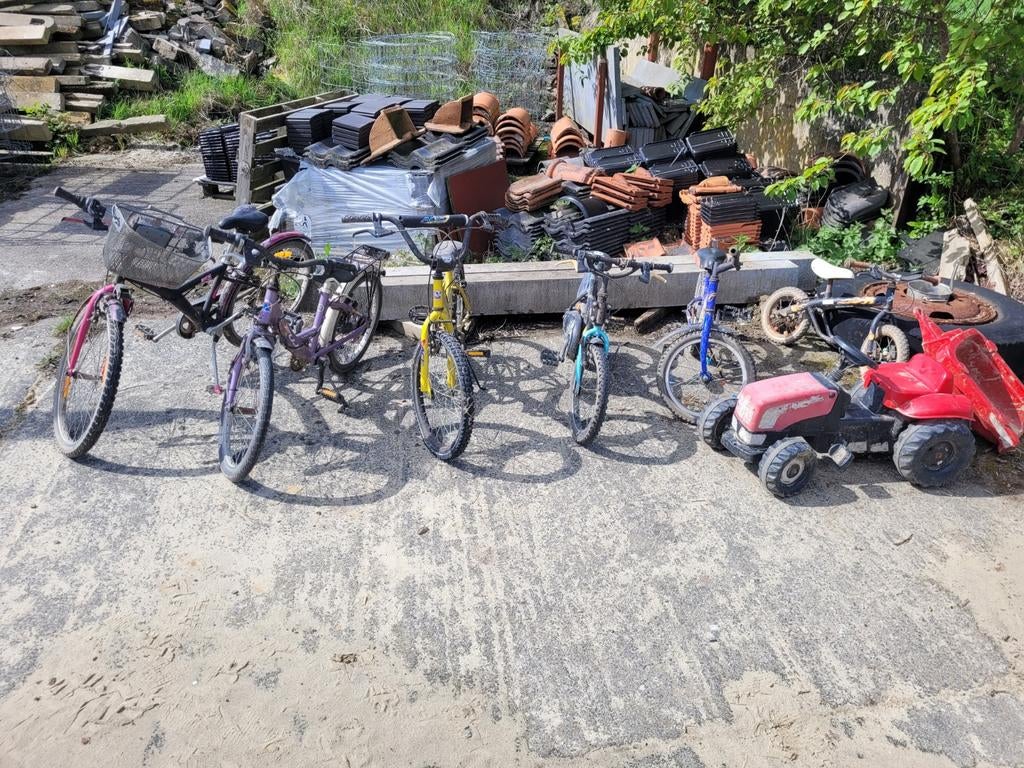 Speelfietsjes, Ophalen