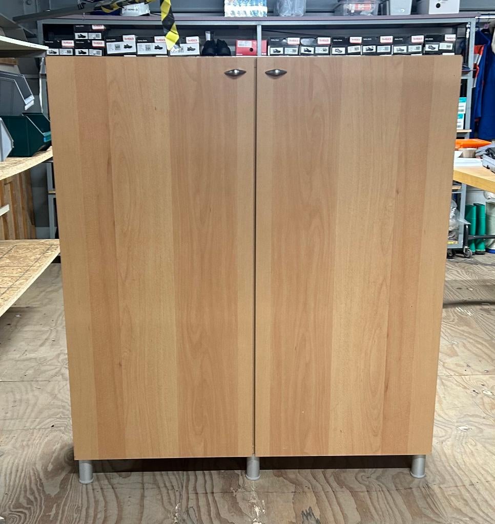 Armoire en bois avec 2 portes, Overige materialen, 100 tot 150 cm, 100 tot 150 cm, Ophalen of Verzenden
