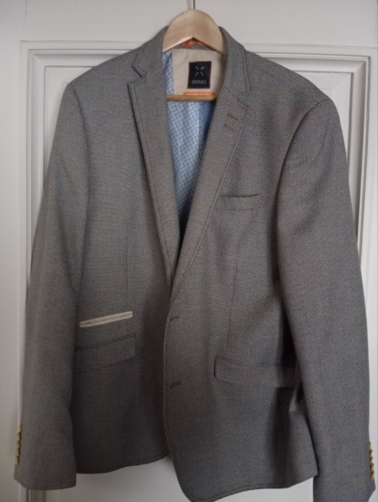 STONES blazer in beigegrijs, maat 54, Ophalen of Verzenden, Maat 52/54 (L)
