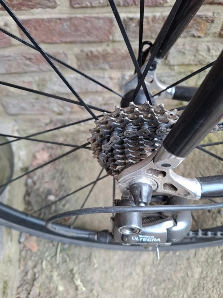 Fiets ridley orion 10 speed nieuw wielen en blok en ketting, Ophalen