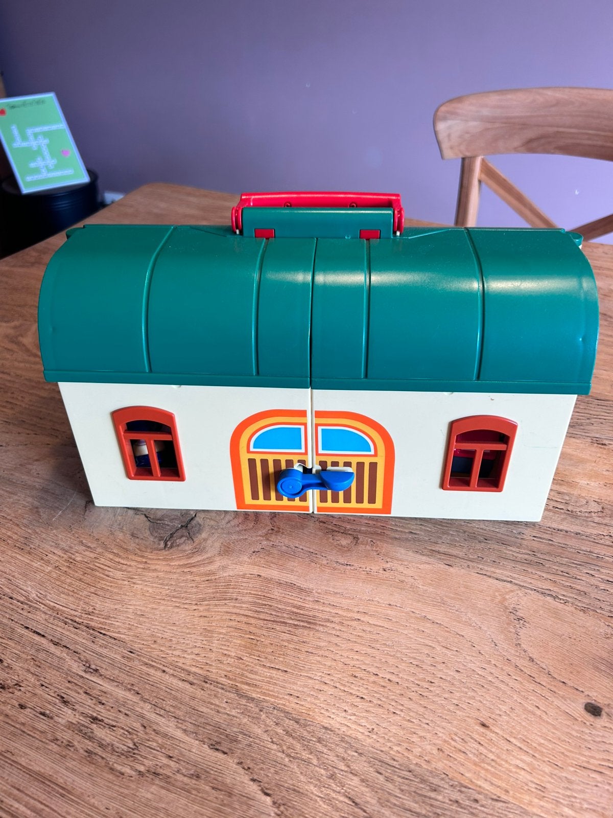 Gare playmobil transportable, Enlèvement ou Envoi, Comme neuf