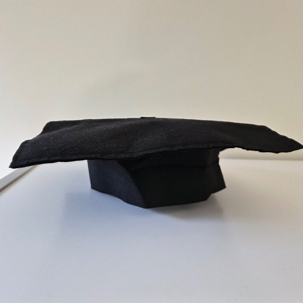 Afstudeerhoedje, Ophalen of Verzenden, Gedragen, Kleding