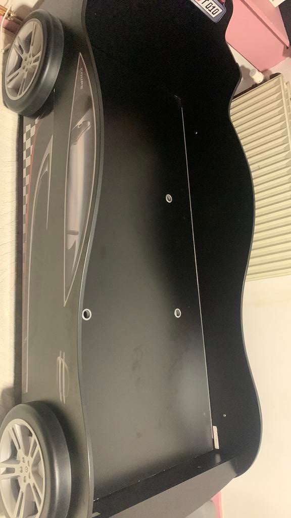 Lit voiture avec matelas intégré, Enlèvement, Comme neuf, Matelas