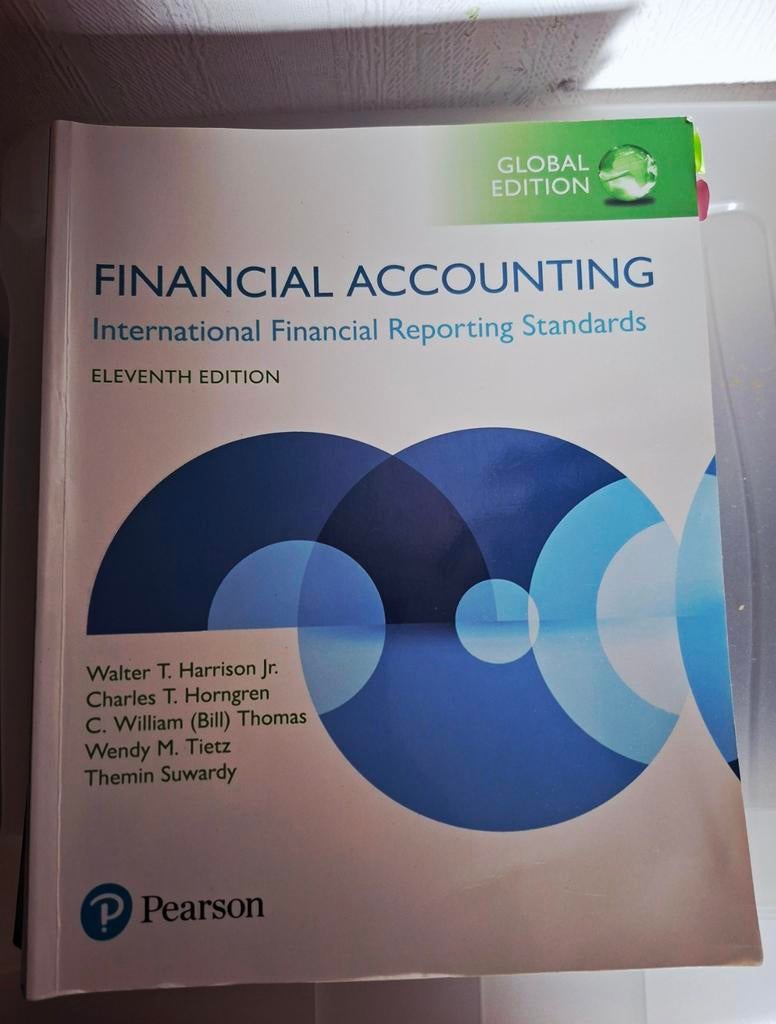 Financiële boekhouding, Boeken, Ophalen of Verzenden, Zo goed als nieuw, Accountancy en Administratie, Pearson Global Édition