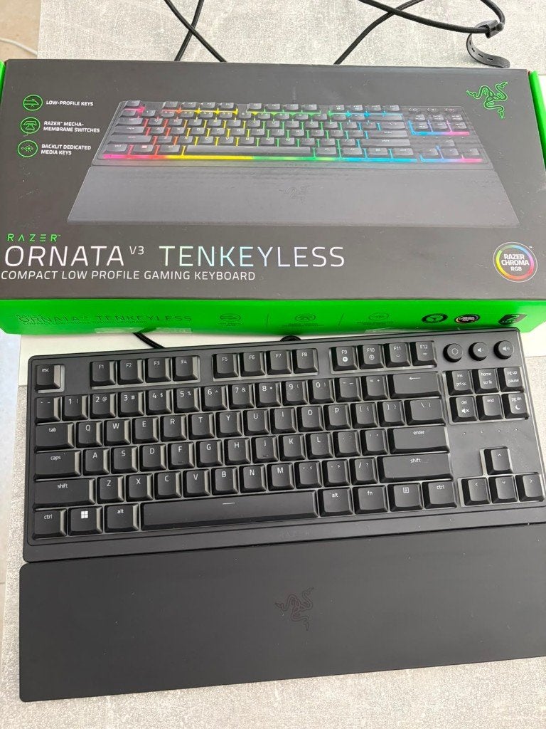 Razer Ornata V3 TKL Low Profile Gamer Keyboard QWERTY, Ergonomisch, Ophalen of Verzenden, Zo goed als nieuw, Razer