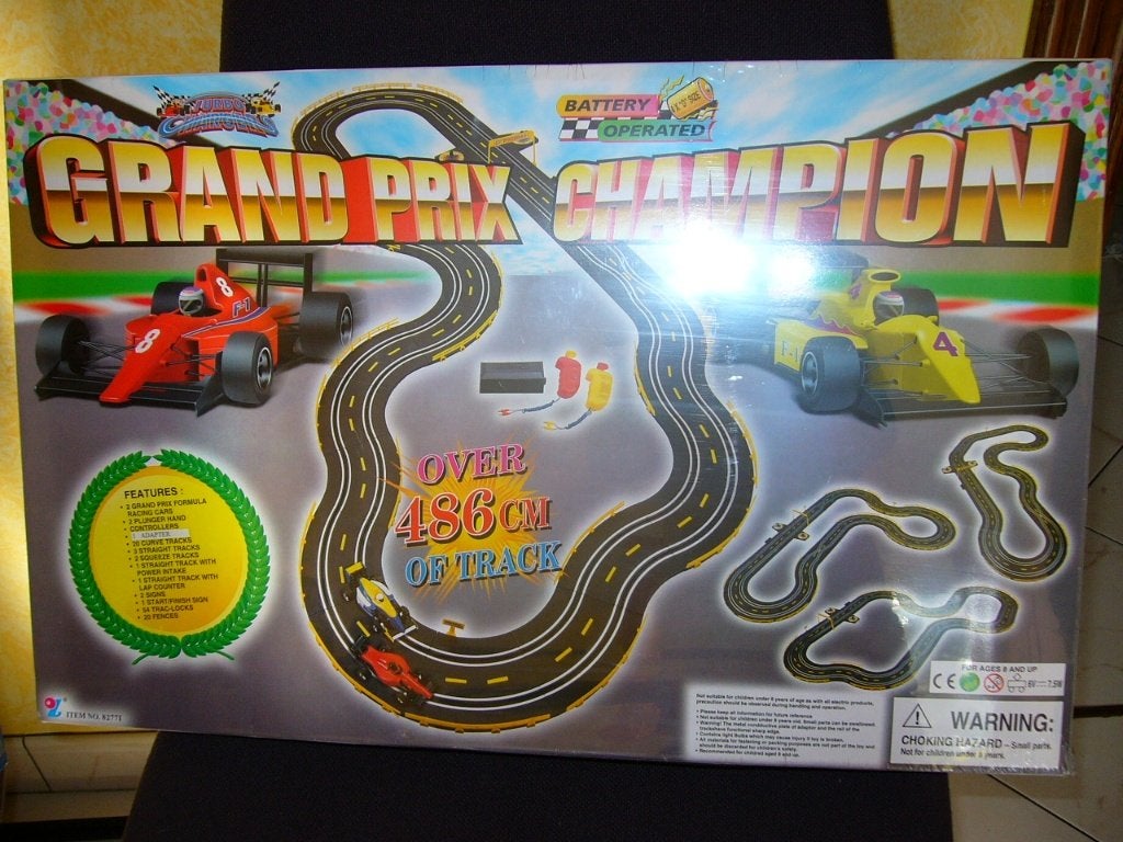 Nieuw verpakte racebaan 486 cm, Enlèvement ou Envoi, Neuf, Électrique, Circuit
