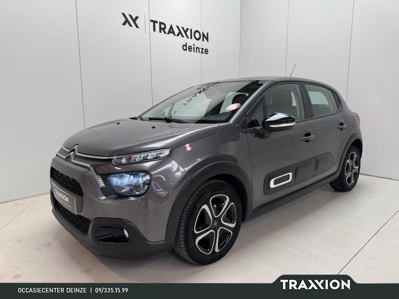 Citroen C3 1.2i FEEL LED|GPS|PDC|CARPLAY|CRUISE|AIRCO, Argent ou Gris, Achat, Euro 6, Boîte manuelle