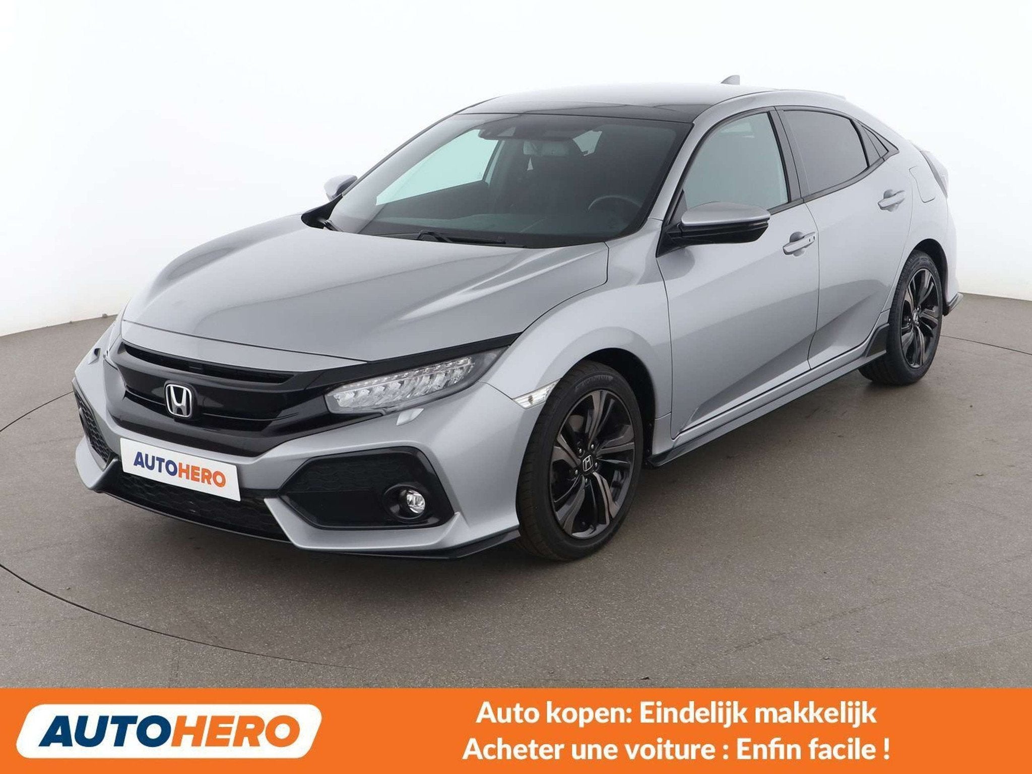 Honda Civic 1.5 VTEC Sport Plus, Autos, Argent ou Gris, Achat, Anti démarrage, Euro 6