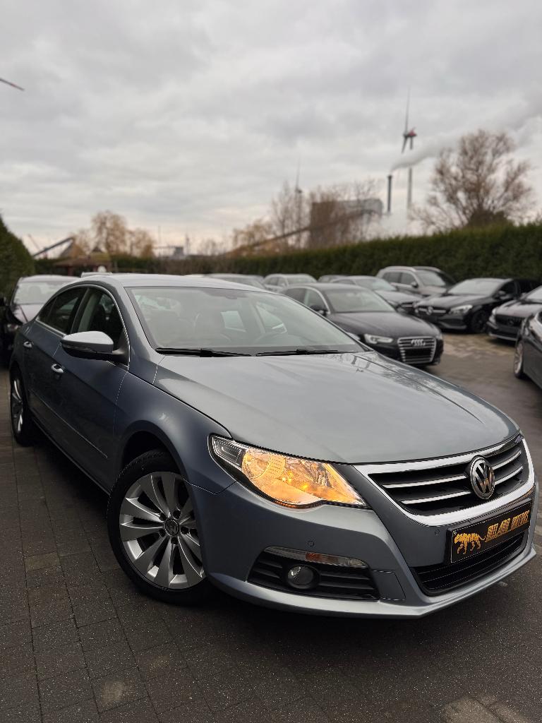 Volkswagen Passat CC 90000kms, Auto's, Volkswagen, Voorwielaandrijving, Zwart, 4 cilinders, Blauw