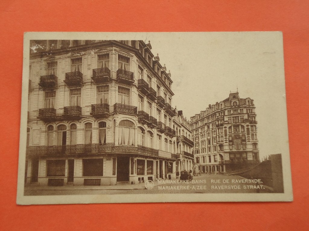 Mariakerke Bad - Oostende Raversyde straat, Verzamelen, Ophalen of Verzenden, 1920 tot 1940, Gelopen, West-Vlaanderen
