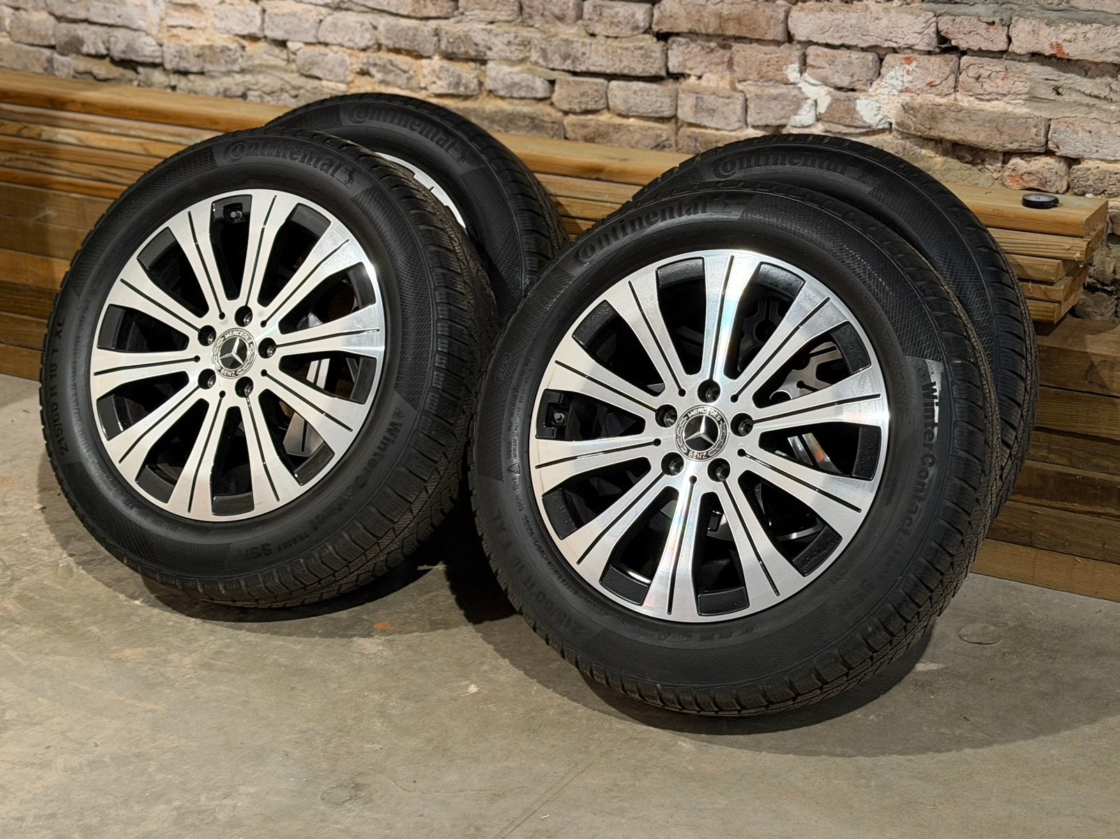 Kit hiver Mercedes d’origine 18 pouces EQA EQB GLA et GLB, Pneus et Jantes, Enlèvement, Utilisé, Pneus hiver