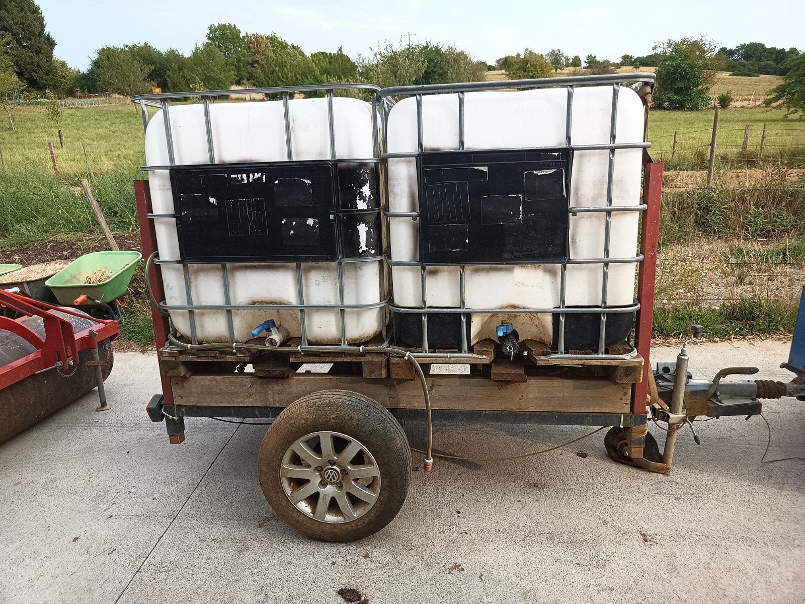 Tonneau à eau, Enlèvement, Utilisé