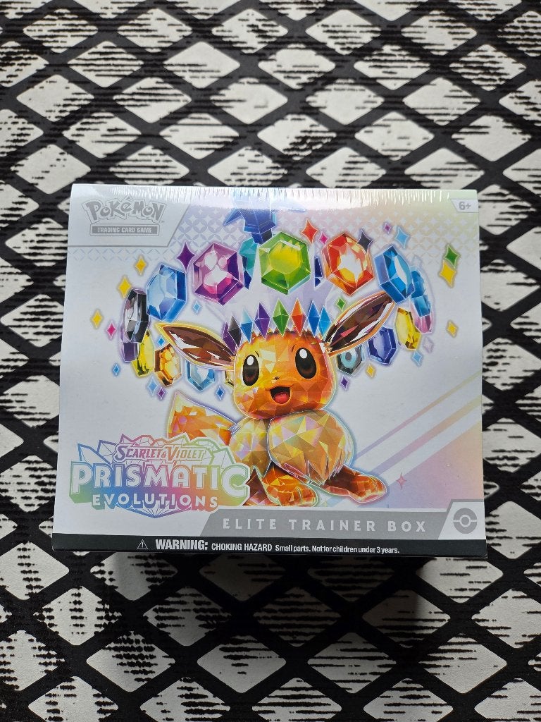 Pokemon prismatic evolutions etb (elite trainer box) sealed, Ophalen, Nieuw, Overige typen, Foil