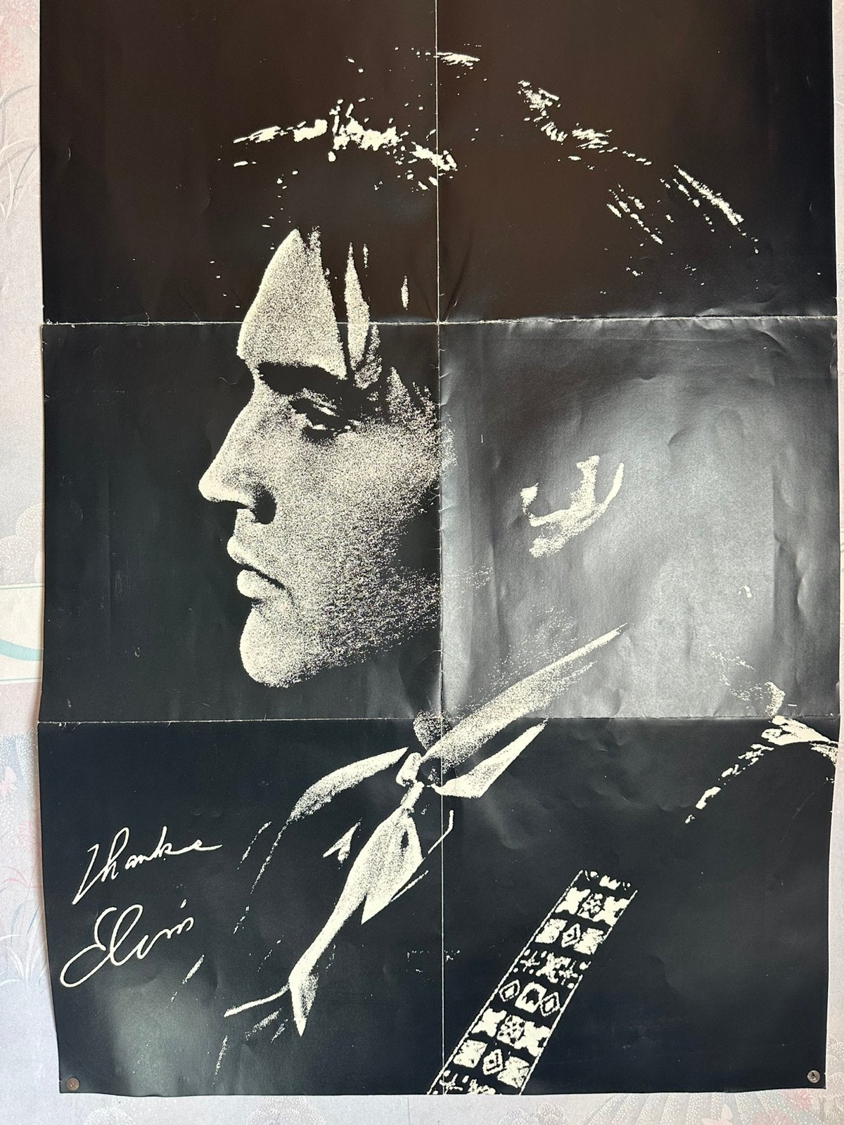 Poster Elvis, Verzamelen, Ophalen, Gebruikt