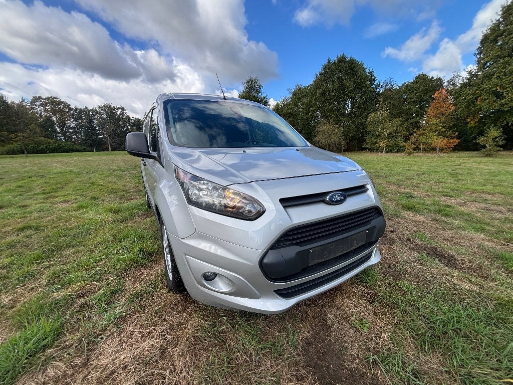 Ford Transit Connect 1.5TD AUTOM. Euro 6b GPS airco 3 places, Autos, Argent ou Gris, Achat, Entreprise, 3 places