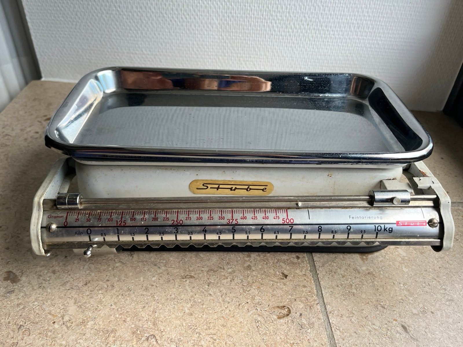 Stube mechanische keukenweegschaal, Keukenweegschaal, Analoog, Ophalen of Verzenden, Gebruikt
