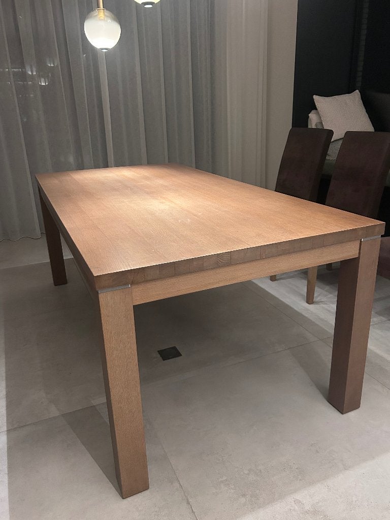 Eettafel, Ophalen, Gebruikt, Eikenhout, 50 tot 100 cm
