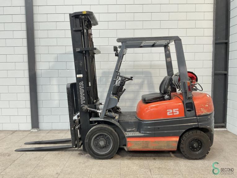 Heftrucks LPG Toyota 42 6FGF25 1995, 2000 tot 3000 kg, LPG, Heftruck, Toyota