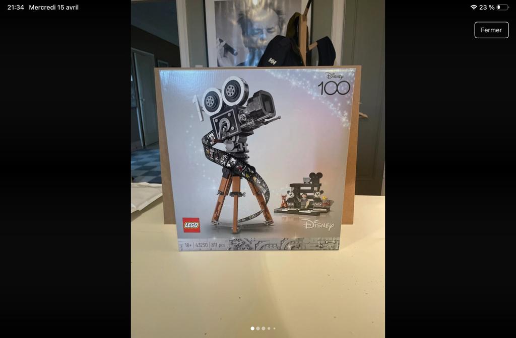 Légo camera Disney, Neuf, Lego, Ensemble complet, Enlèvement