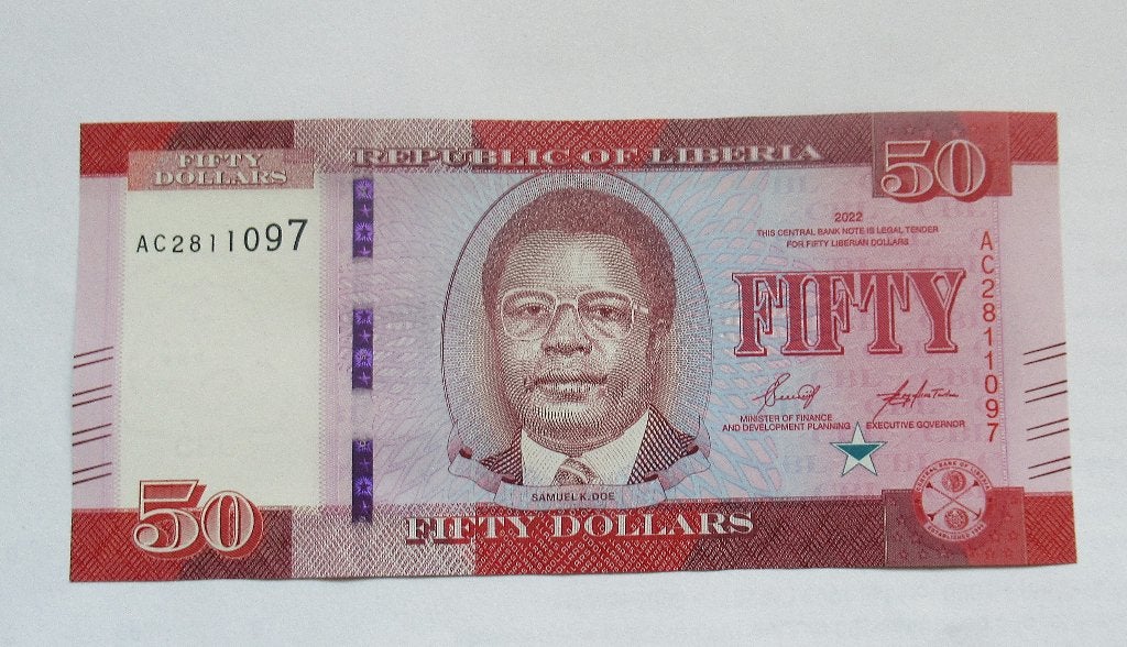 Liberia 50 Dollars   2022, Timbres & Monnaies, Envoi