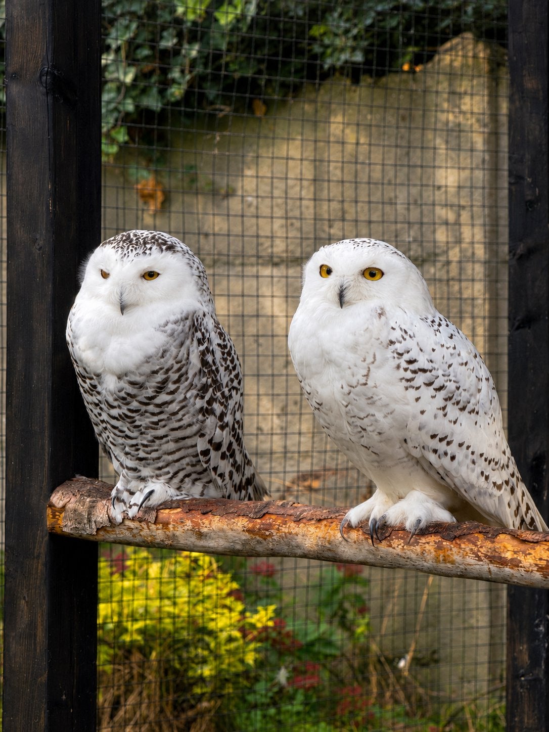 Koppel sneeuwuilen, Animaux & Accessoires, Oiseaux | Oiseaux Autre, Oiseau de proie