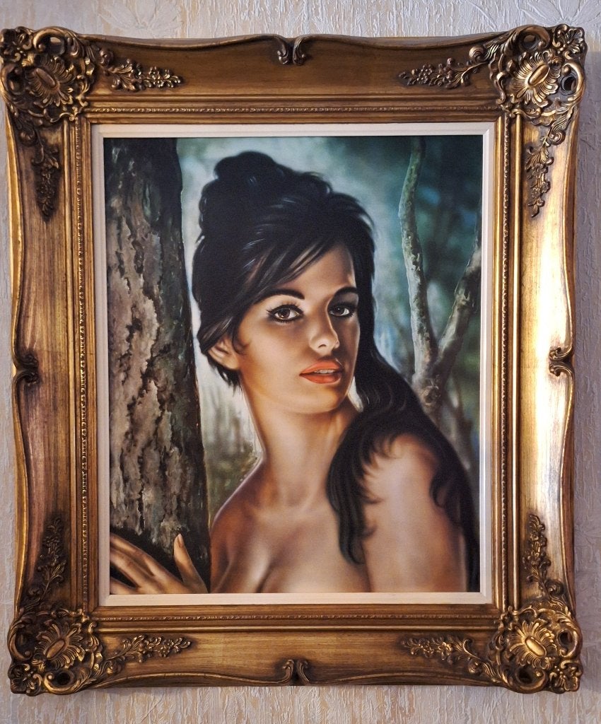 Ingelijste print "Tina" van JH Lynch, Ophalen, 50 tot 75 cm, Print, 75 – 100