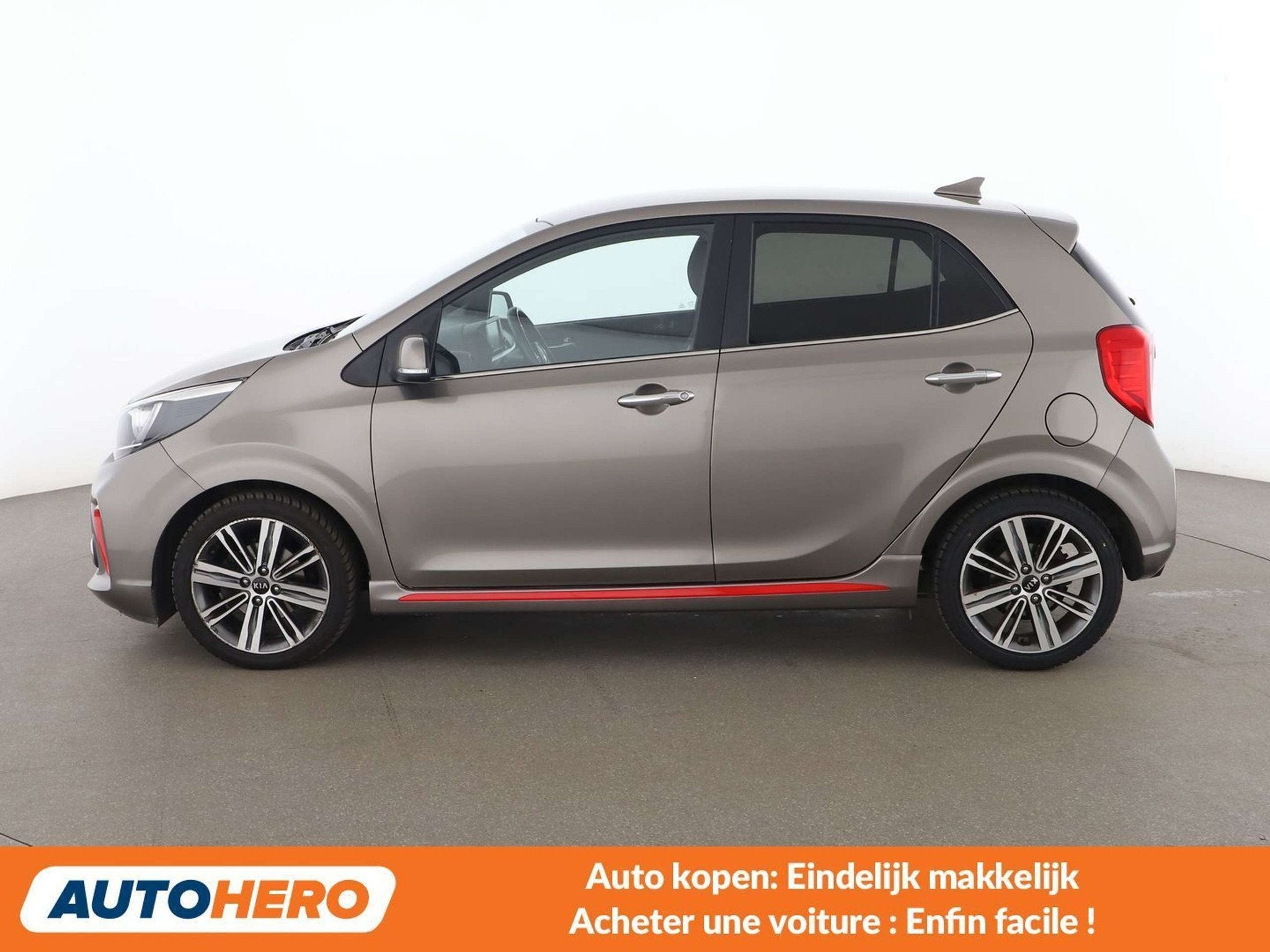 Kia Picanto 1.2 GT Line (année de construction 2020), Autos, Kia, Cuir, Argent ou Gris, Euro 6, 939 kg