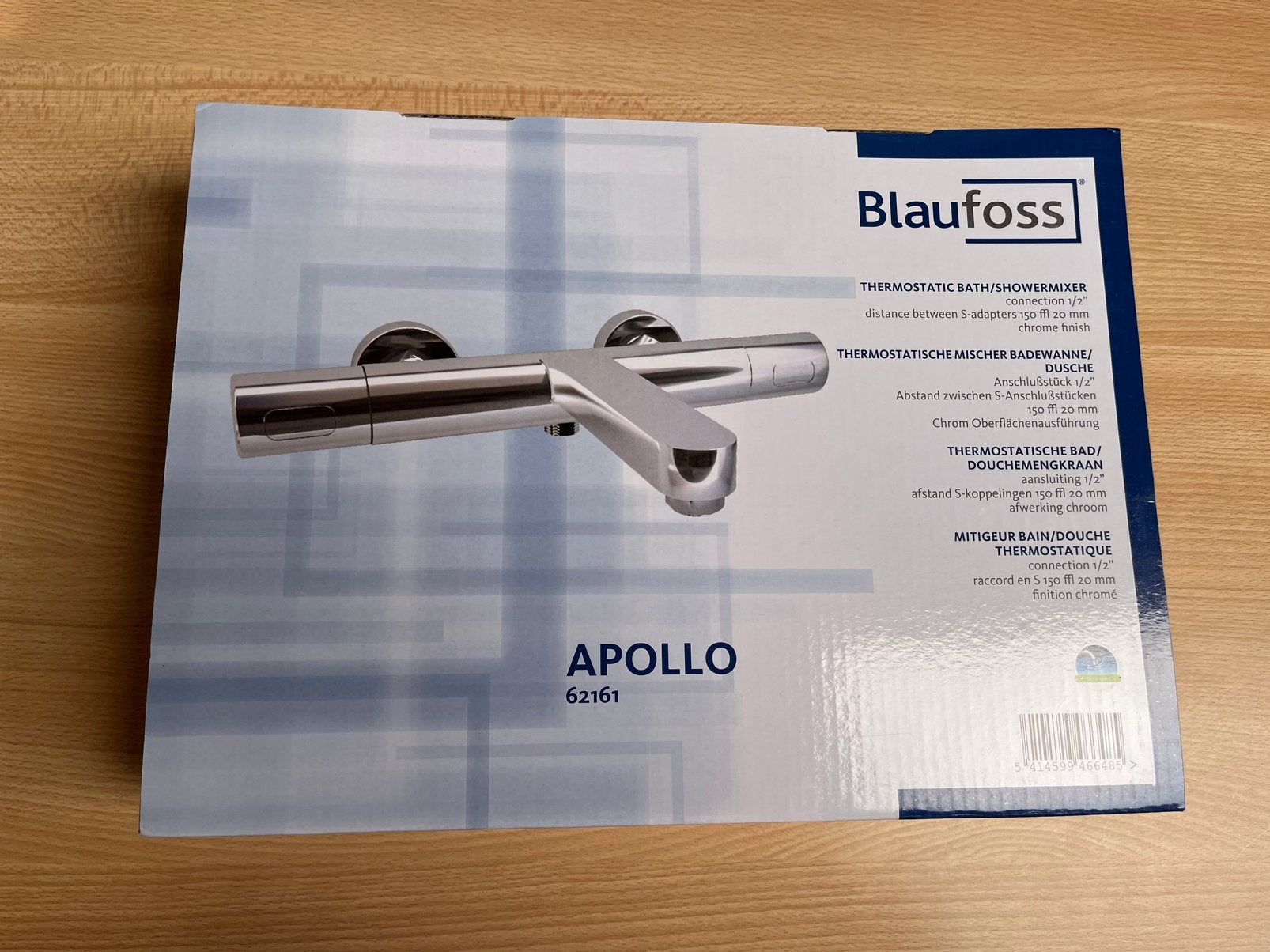 Nieuwe Blaufoss Apollo Thermostatische Badkraan (Chroom), Enlèvement, Neuf, Chrome, Robinet