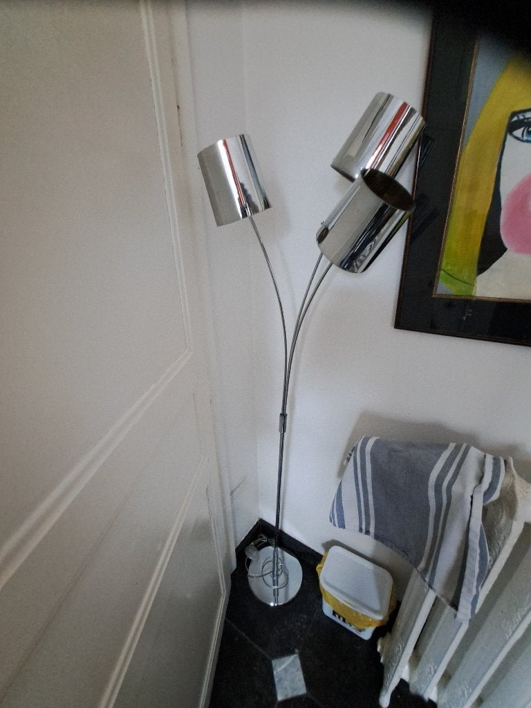 Lampe basse vintage à trois bras, Enlèvement