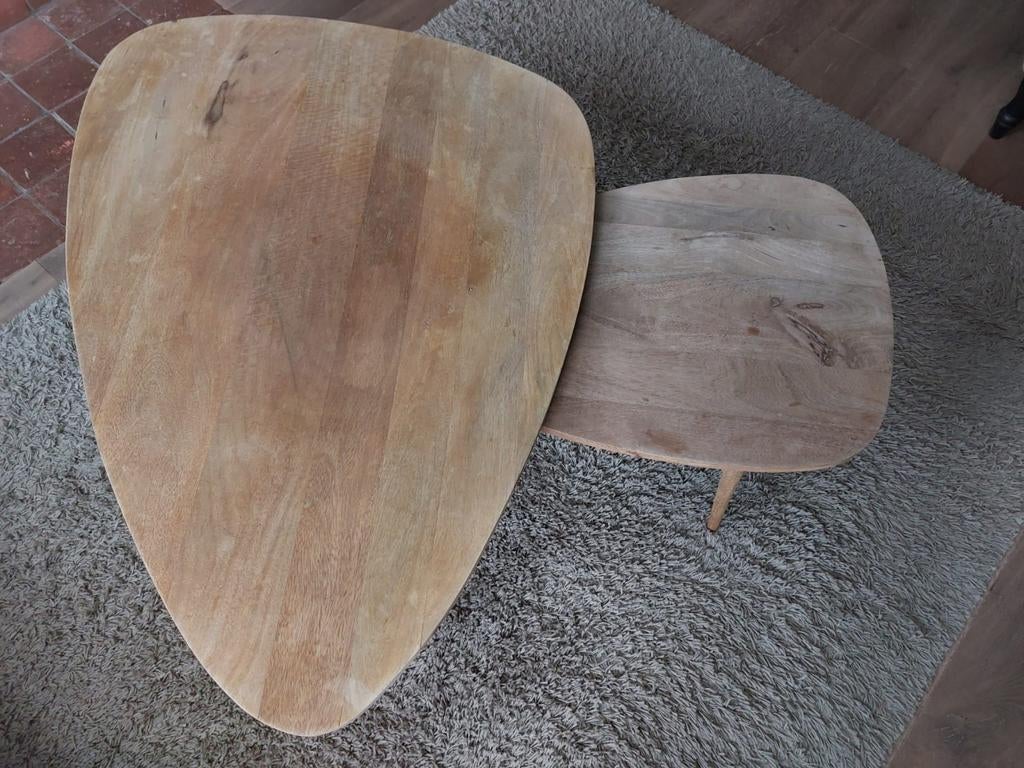 2 Salontafels, Ophalen, Gebruikt, Overige vormen, Hout