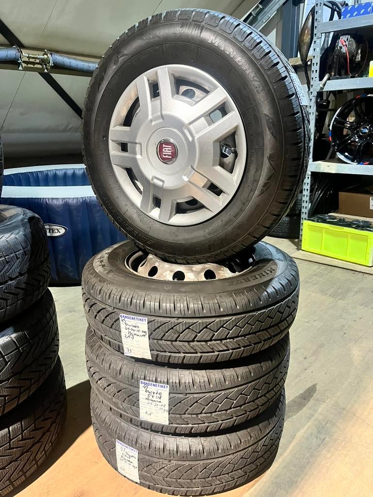 Velgen/banden All season Ducato/Jumper/ Boxer Camper 5x118, 15 pouces, 215 mm, 4 Saisons, Véhicule utilitaire