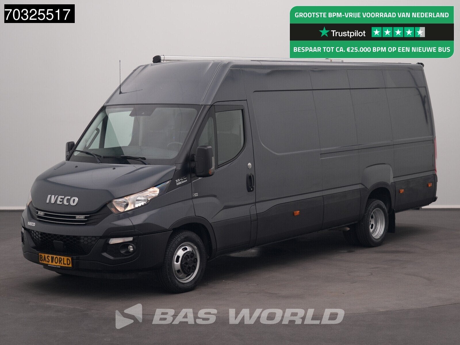 Iveco Daily 35C21 3.0L Automaat Dubbellucht L3H2 3,5t Trekha, Auto's, Stof, Euro 6, 4 cilinders, Iveco
