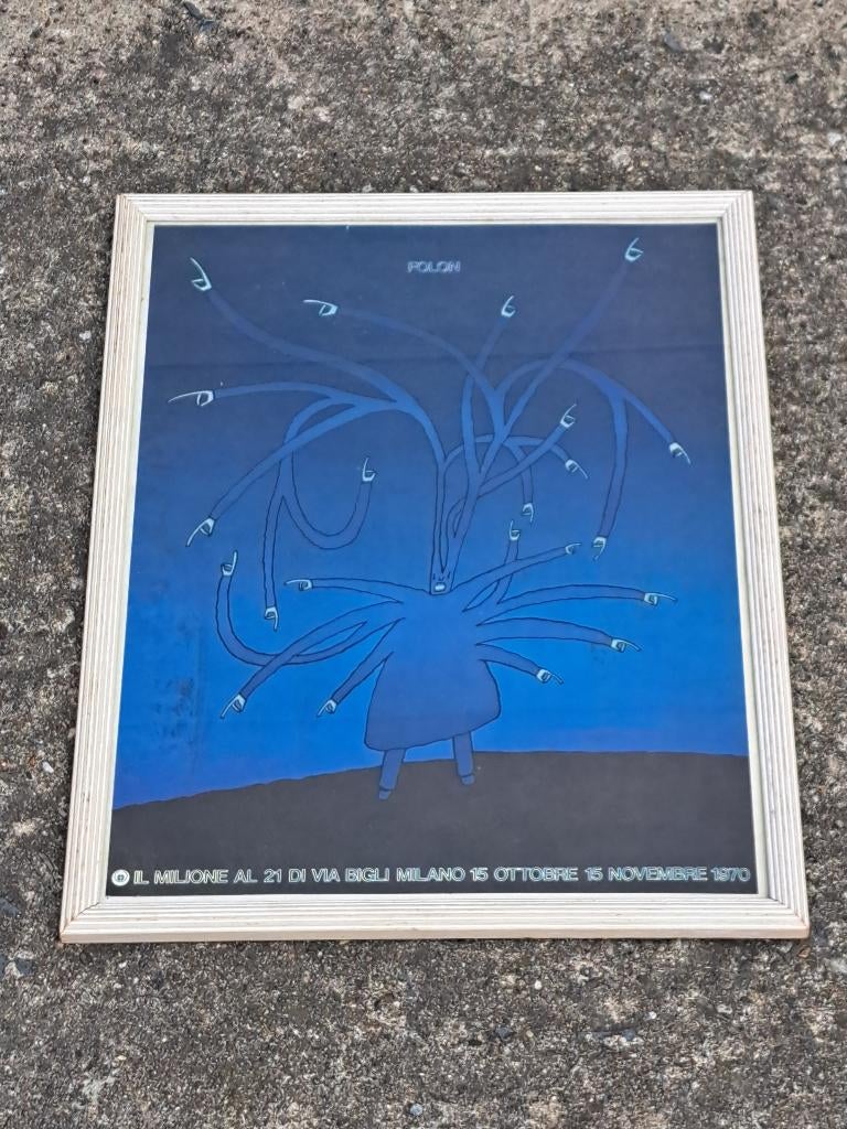 Lithographie il milione de jean michel folon, Enlèvement ou Envoi