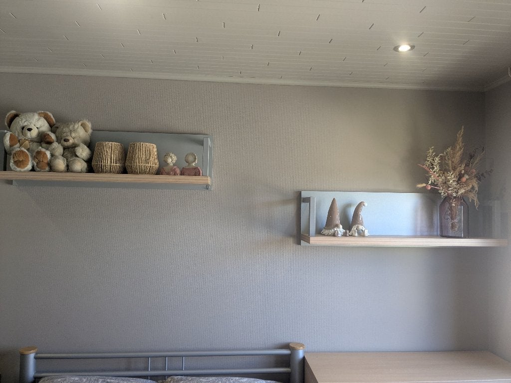 SLAAPKAMER LICHTE BEUK MET ALU, Maison & Meubles, Enlèvement, Utilisé, Deux personnes, MODERN