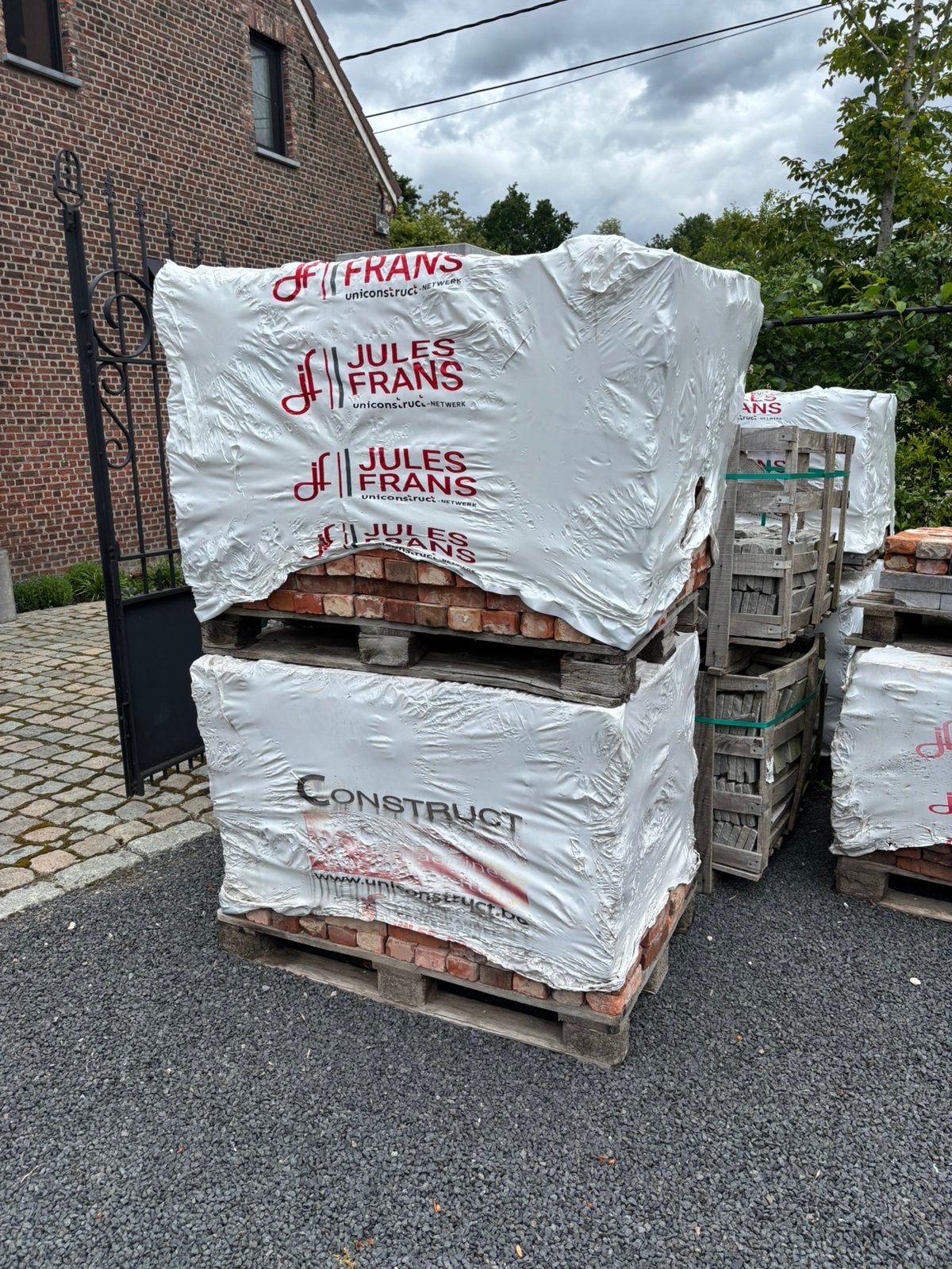 2000 stuks gekuiste machinesteen, Ophalen, Zo goed als nieuw, Bakstenen