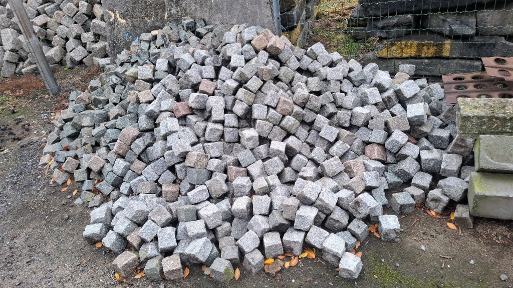 Kasseien/kinderkopjes, Ophalen