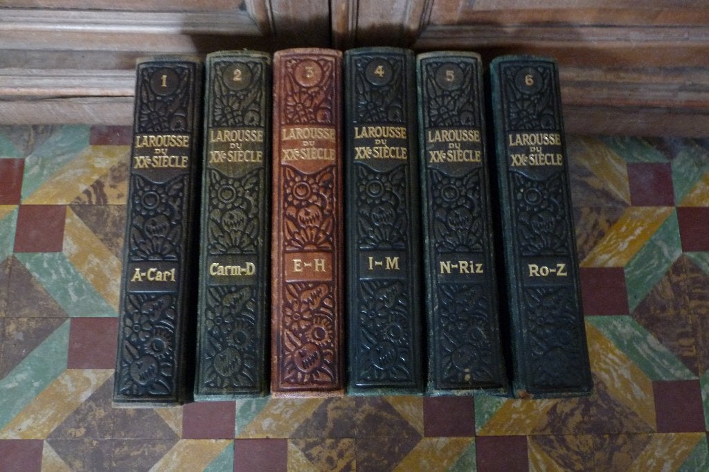 Larousse du xx eme siècle en 6 volumes, Livres, Enlèvement, Comme neuf