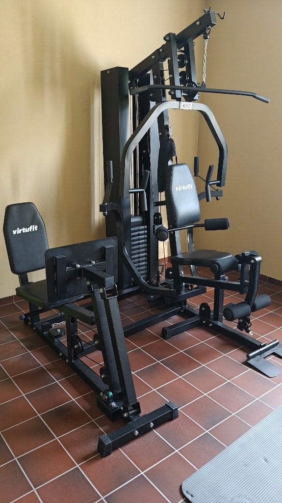HomeGym fitness krachtstation incl. legpress, Jambes, Enlèvement, Métal, Centrale électrique