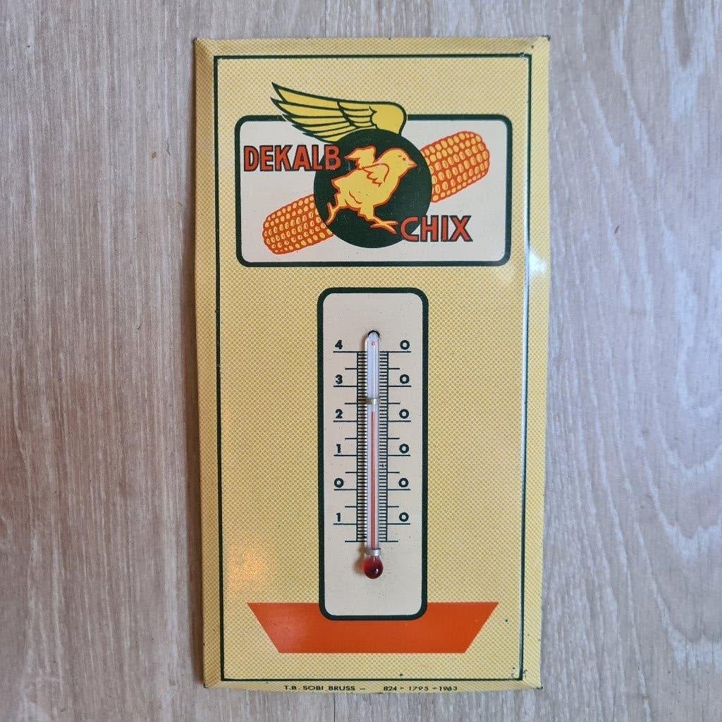 Thermometer Dekalb  Chix 1963, Ophalen of Verzenden