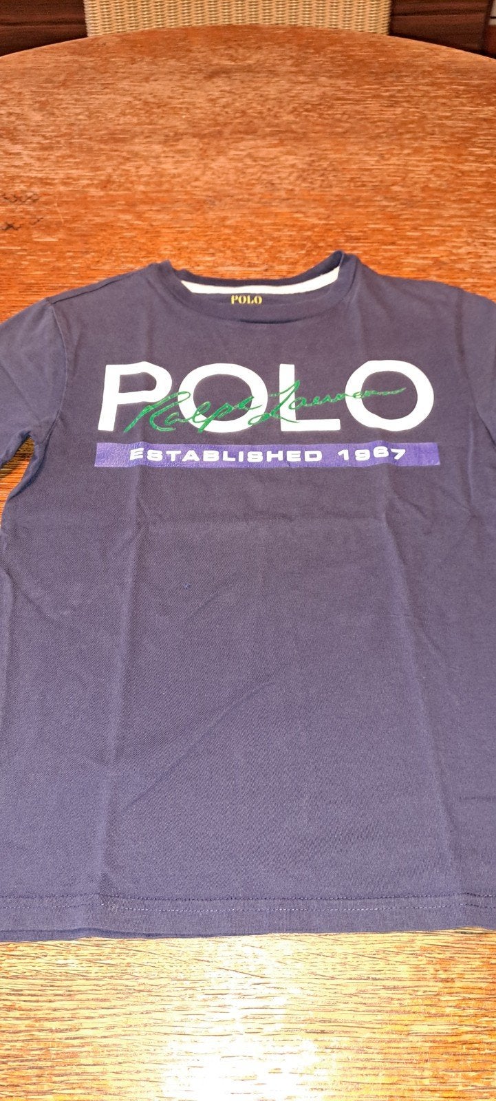 Polo  Ralph Lauren t shirt korte mouwen maat 140, Kinderen en Baby's, Gebruikt, Ophalen of Verzenden, Shirt of Longsleeve, Jongen