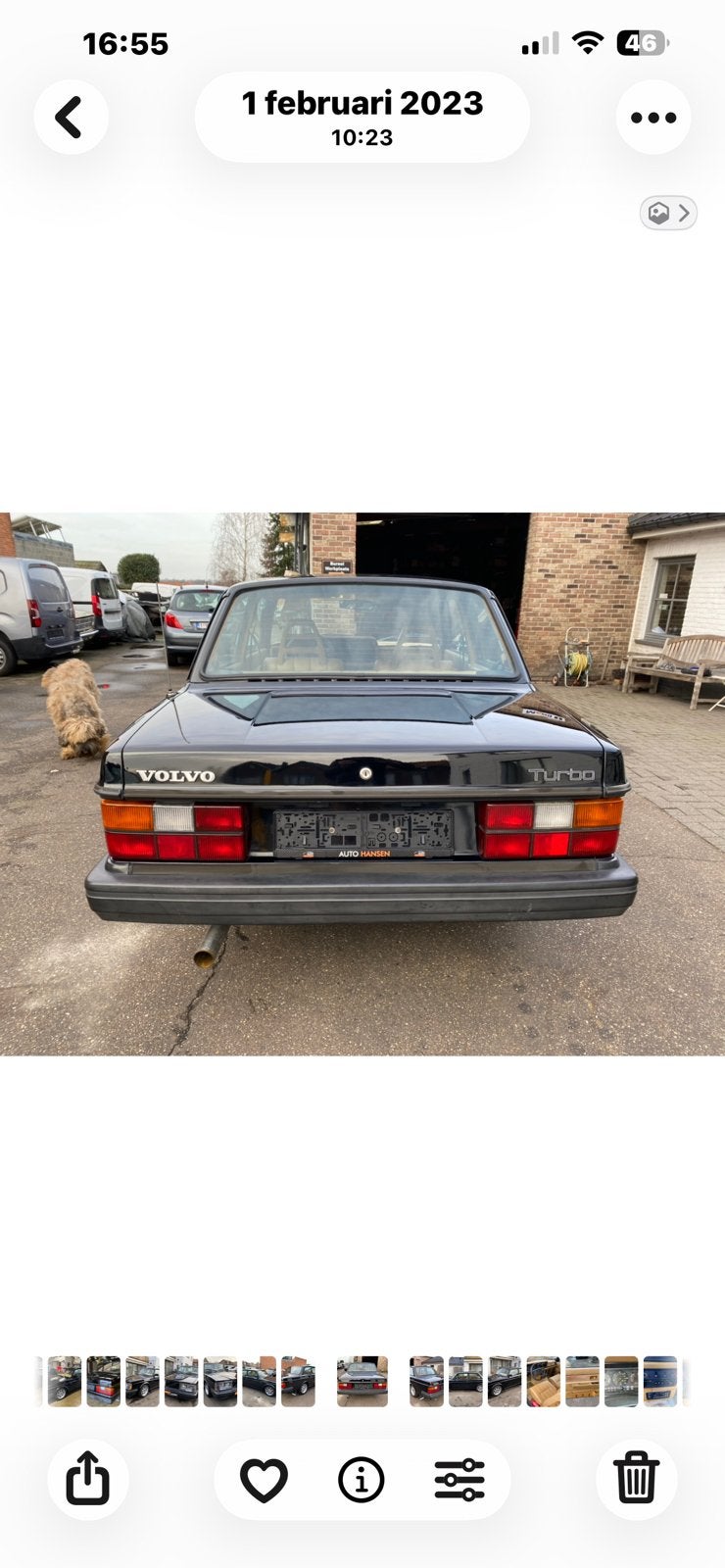Flying Brick. Volvo 242 Turbo black 2deurs !! Belgisch, foto 8