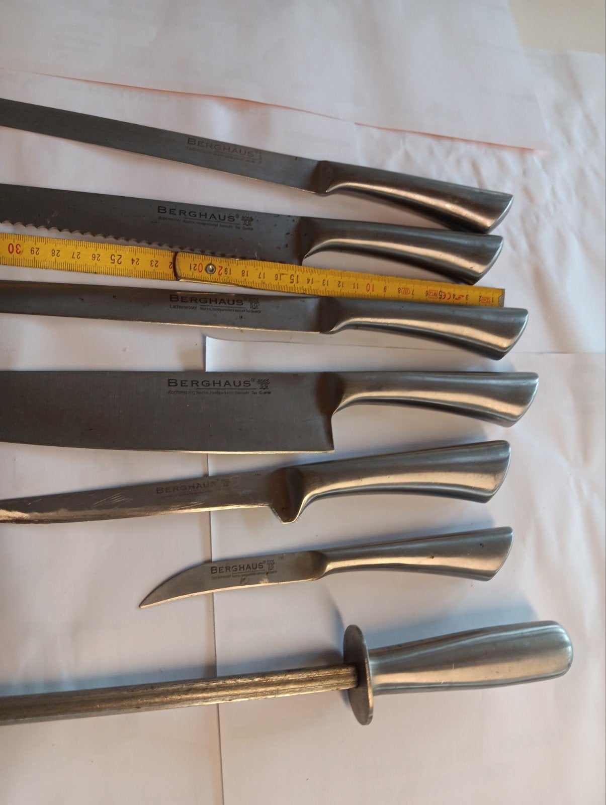 Lot couteau de cuisine. Boucher,Vintage., Collections, Envoi, Utilisé