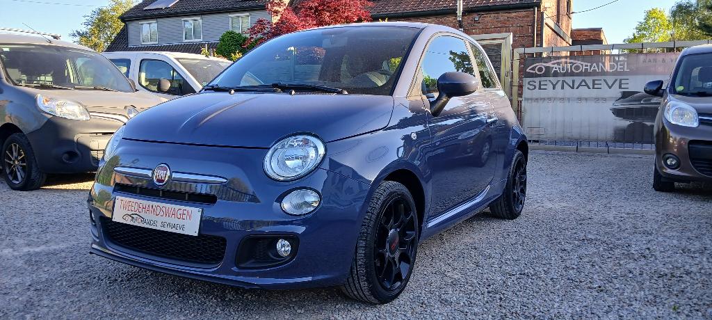 FIAT 500 2014 67500KM, Autos, Fiat, 1242 cm³, Argent ou Gris, Achat, Euro 6
