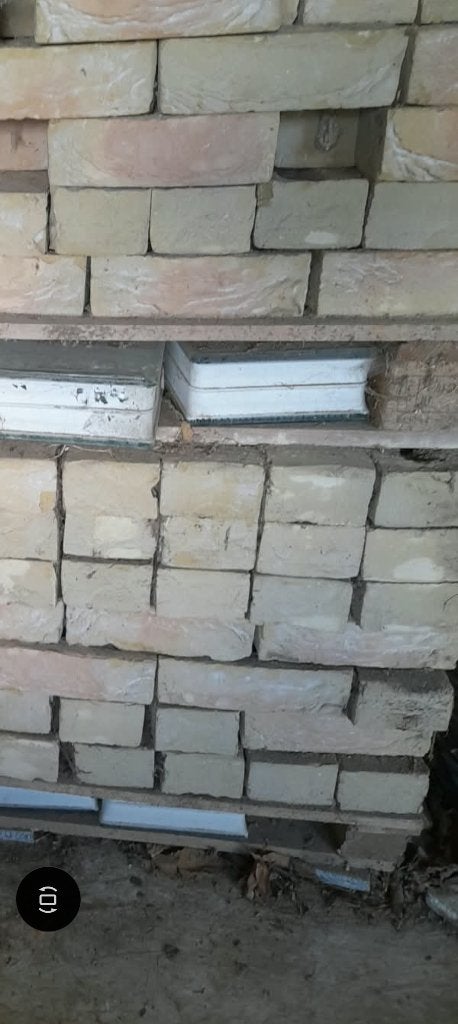 +- 500 pièces de brique de parement, Enlèvement, Comme neuf, Briques