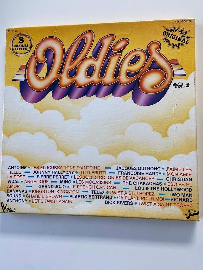 3LP BOX - 36 OLDIES o.a Plastic Bertrand/Two man sound/Telex, Ophalen, 2000 - 2009, Zo goed als nieuw, 12 inch