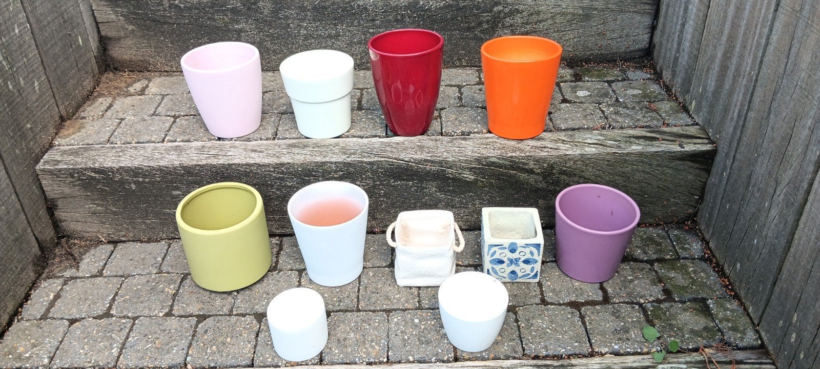 Cache pot, Jardin & Terrasse, Moins de 25 cm, Poterie, Comme neuf, Enlèvement